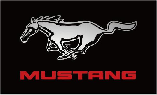 Leather Mustang Log Book Cover » Banners and Badges