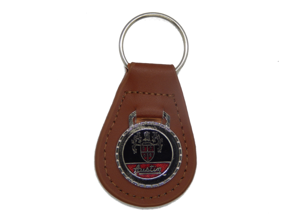 Genuine Leather Austin Key Ring » Banners and Badges