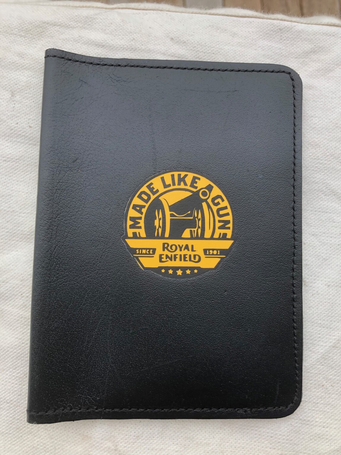 Royal Enfield Log Book Cover » Banners and Badges