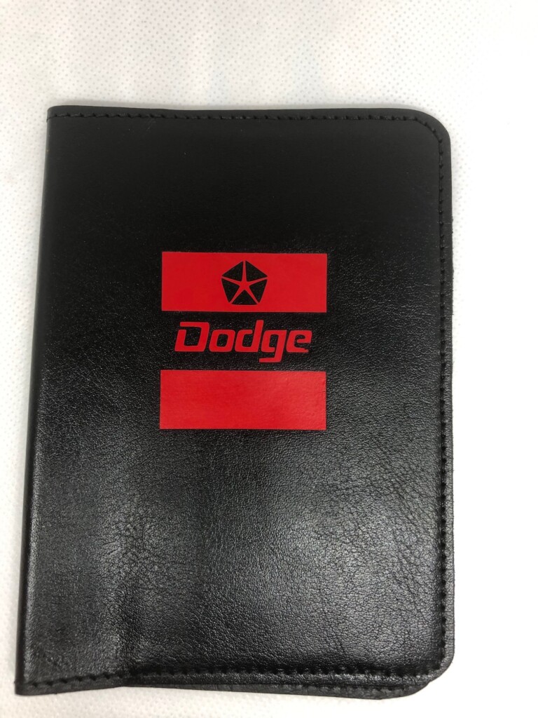Dodge Leather Log Book Cover » Banners and Badges